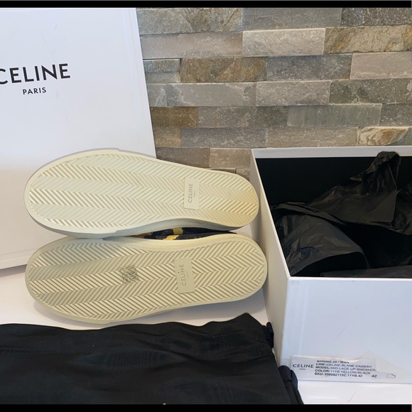 CELINE Menās High Top Sneakers - Picture 7 of 10